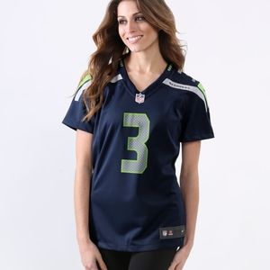 Women's Large Seahawks Jersey Russel Wilson